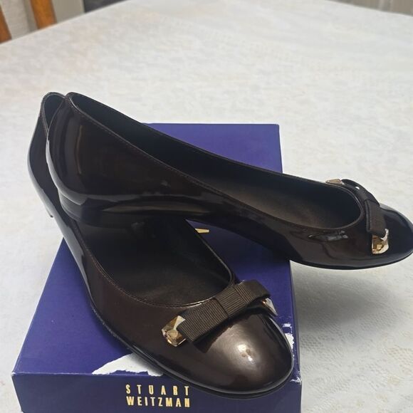 Stuart Weitzman Bejewel Bow Flats NIB - Picture 3 of 7